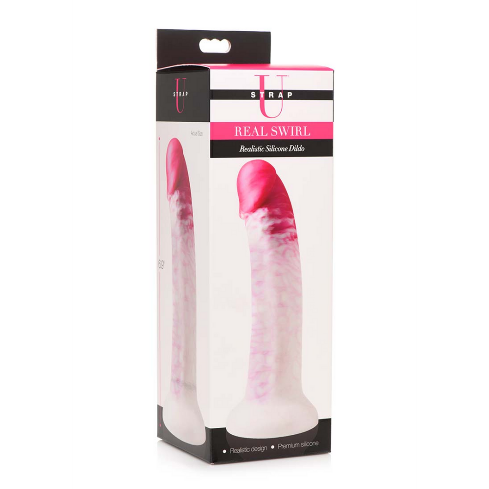 XR Brands Real Swirl - Realistic Silicone Dildo