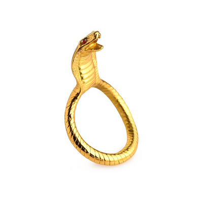 Image of XR Brands Cobra - King Gold Cockring