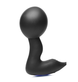 XR Brands Inflatable and Vibrating Prostate Plug + Cock and Ball Ring