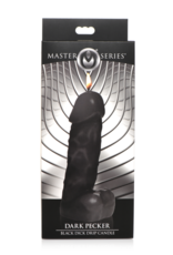 XR Brands Dark Pecker - Black Dick Drip Candle