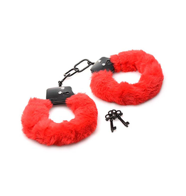 XR Brands Cuffed in Fur Hairy Handcuffs