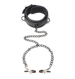 XR Brands Collared Temptress - Collar Nipple Clamps