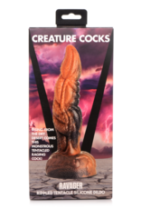 XR Brands Ravager - Waved Tentacle Silicone Dildo