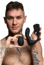 XR Brands Silicone Prostate Plug with Cockring and Remote Control