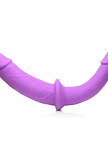 XR Brands Double Charmer - Silicone Double Dildo with Harness