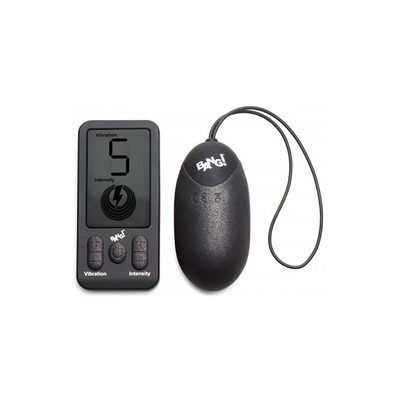 Image of XR Brands Vibrating Silicone XL Egg with Remote Control and 25 Speeds