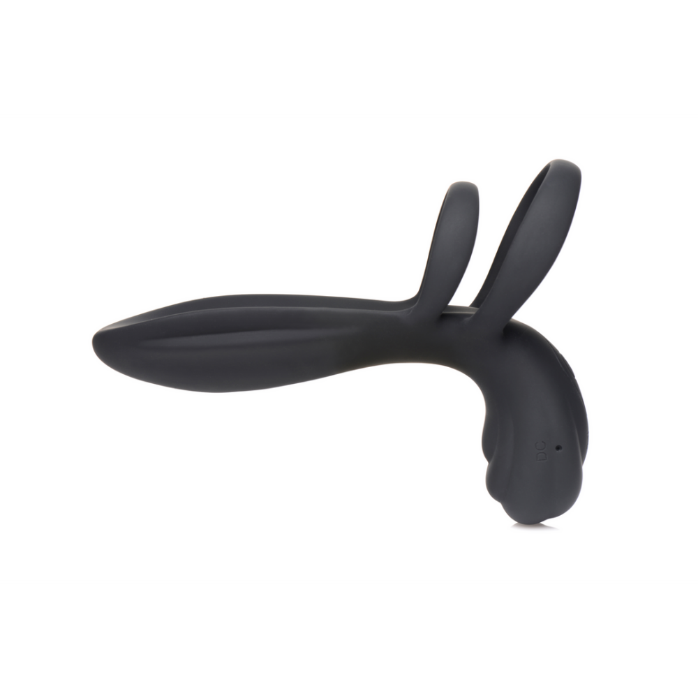 XR Brands Silicone Vibrating Penis Sleeve with Remote Control