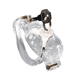 XR Brands Double Lockdown - Lockable Adjustable Chastity Cage