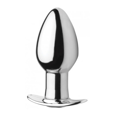 Image of XR Brands Chrome Blast - Rechargeable Butt Plug - Large