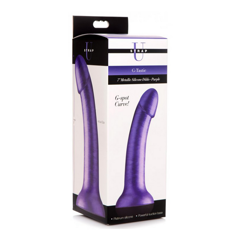 XR Brands G-Tastic - Metal Silicone Dildo - 7 / 17,8 cm