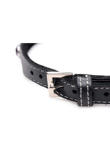 XR Brands Royal Vixen - Leather Collar with Rhinestones
