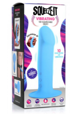 XR Brands Squeezable Vibrating Dildo