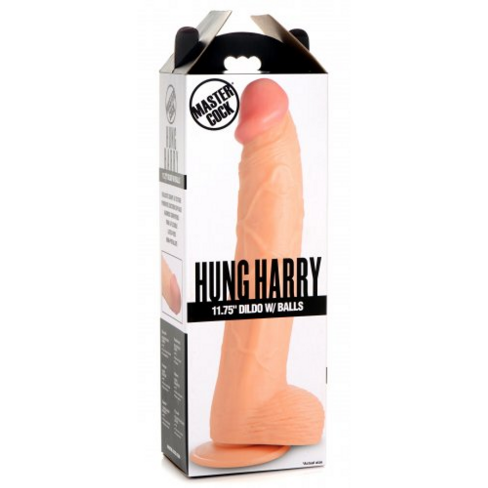 XR Brands Hung Harry - Dildo with Balls - 12 / 30 cm