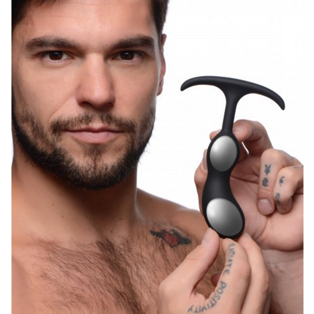 XR Brands Premium Silicone Weighted Prostate Plug - Small