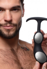 XR Brands Premium Silicone Weighted Prostate Plug - Large