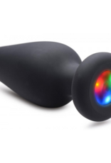 XR Brands Light-Up - Silicone Butt Plug - Medium