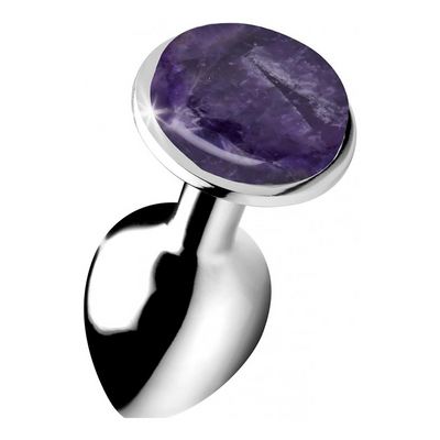 Image of XR Brands Amethyst Gem - Butt Plug - Small