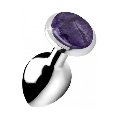 Image of XR Brands Amethyst Gem - Butt Plug - Medium