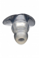 XR Brands Clear View - Hollow Anal Plug - Extra Large