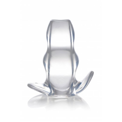 Image of XR Brands Clear View - Hollow Anal Plug - Large