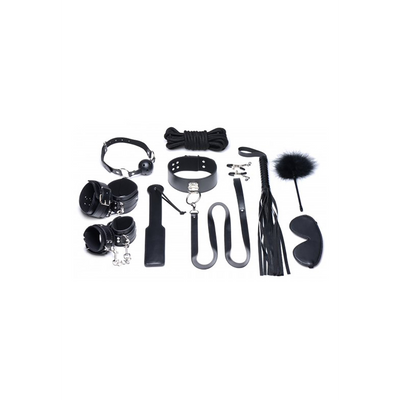 Image of XR Brands Deluxe 10-Piece Bondage Set