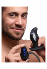 XR Brands Vibrating and E-Stim Silicone Prostate Massager + Remote Control