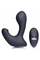 XR Brands Inflatable and Tapping Prostate Vibe with Remote Control