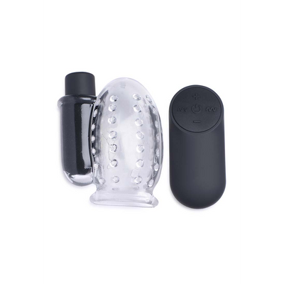 Image of XR Brands Rechargeable Penis Head Teaser with Remote Control