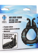 XR Brands Cobra - Dual Stimulation Silicone Cockring