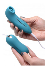 XR Brands Entwined - Thumping Egg and Licking Clitoral Stimulator
