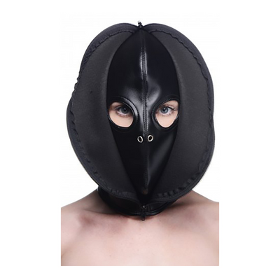 XR Brands Bondage Mask with Zipper in the Front