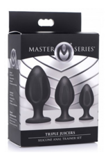 XR Brands Triple Juicers - Silicone Anal Trainer Set