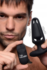 XR Brands Hollow Anal Plug with Remote Control and 7 Speeds