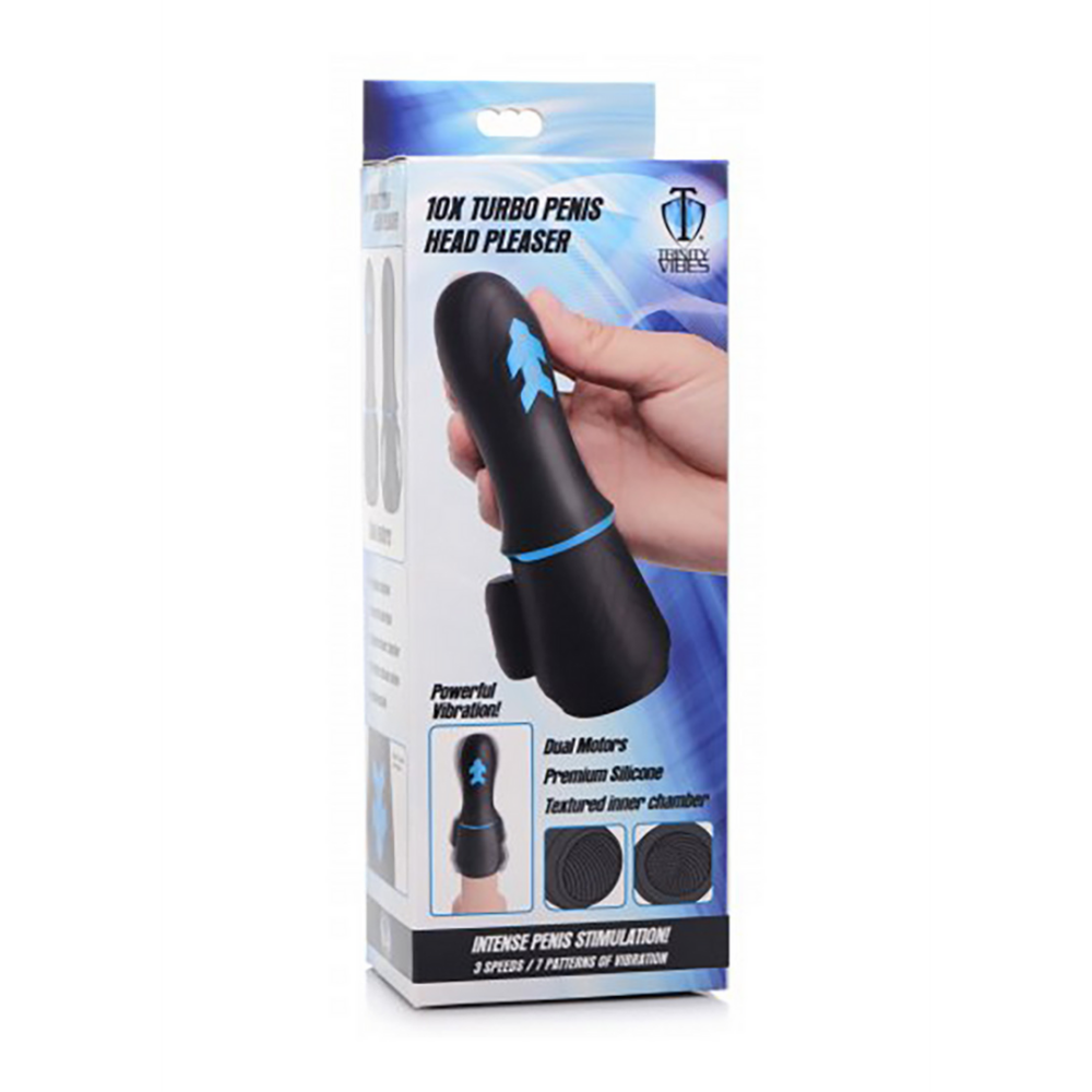 XR Brands Turbo Siliconen Penis Hoofd Pleaser