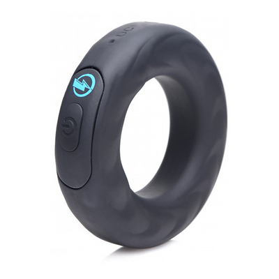 Image of XR Brands E-Stim Pro - Silicone Vibrating Cockring + Remote Control