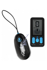 XR Brands Vibrating and E-Stim Silicone Egg + Remote Control