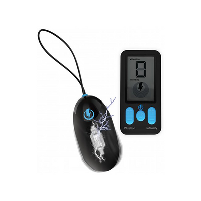 Image of XR Brands Vibrating and E-Stim Silicone Egg + Remote Control