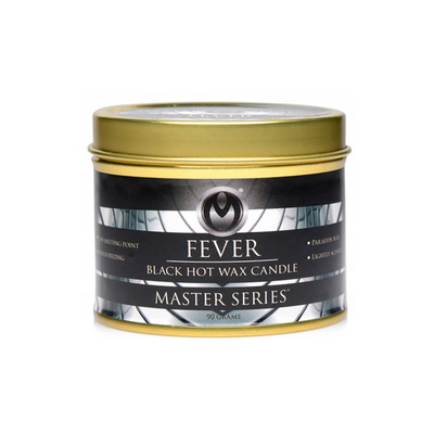 XR Brands Fever Black - Hot Wax Paraffin Candle