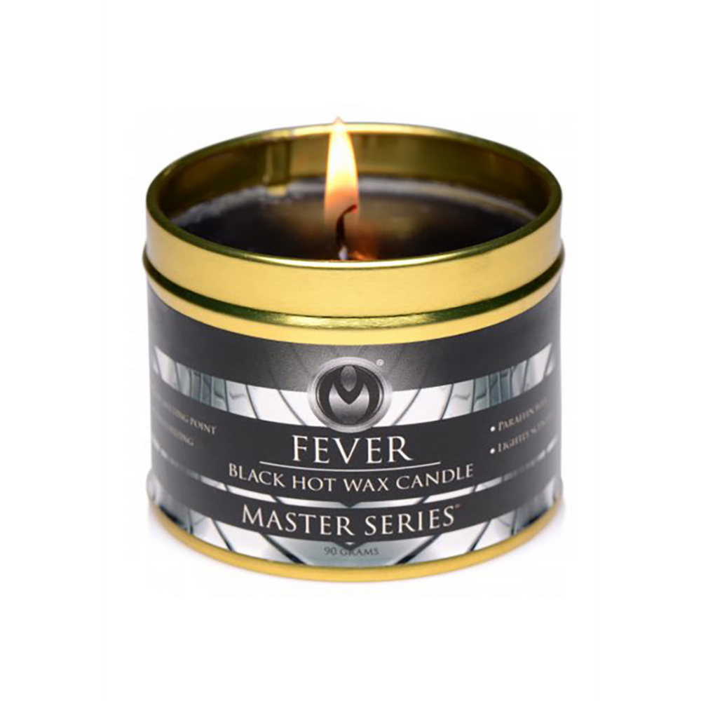 XR Brands Fever Black - Hot Wax Paraffin Candle