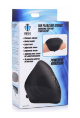 XR Brands Pleasure Stroke - Vibrating Silicone Penis Sleeve