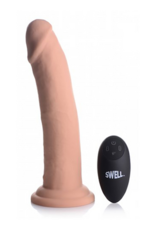 XR Brands Swell - Inflatable and Vibrating Silicone Dildo - 7 / 18 cm