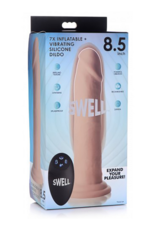 XR Brands Swell - Inflatable and Vibrating Silicone Dildo - 7 / 18 cm