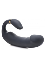 XR Brands Pleasure - Silicone Vibrator with Clitoris Stimulator