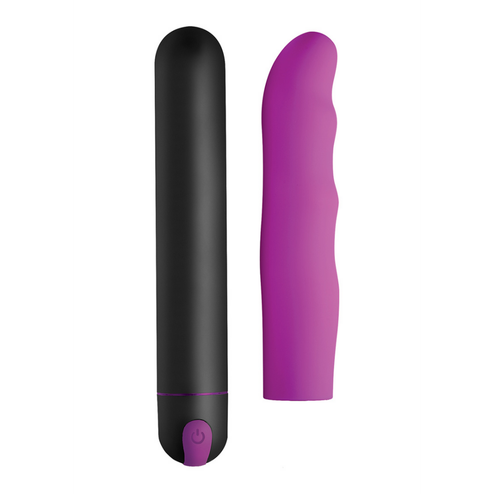 XR Brands XL Bullet and Wavy Silicone Sleeve