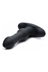 XR Brands Vibrating and Thrusting Silicone Butt Plug with Remote Control