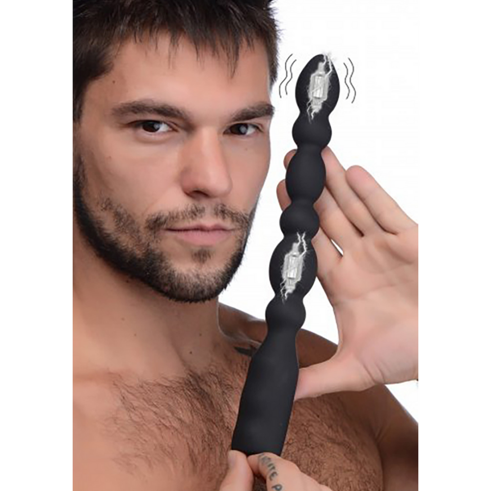 XR Brands Viper Beads - Silicone Anal Beads Vibrator
