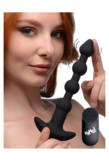 XR Brands Vibrating Silicone Anal Beads and Remote Control