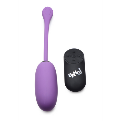 Image of XR Brands Plush Egg and Remote Control with 28 Speeds