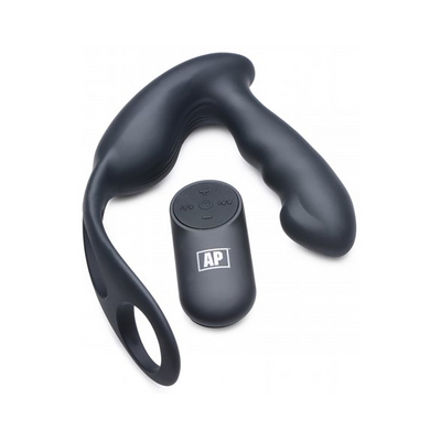 Image of XR Brands Milking and Vibrating Prostate Massager + Harness with 7 Speeds