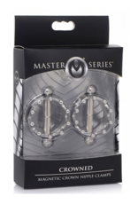 XR Brands Crowned Magentic Nipple Clamps